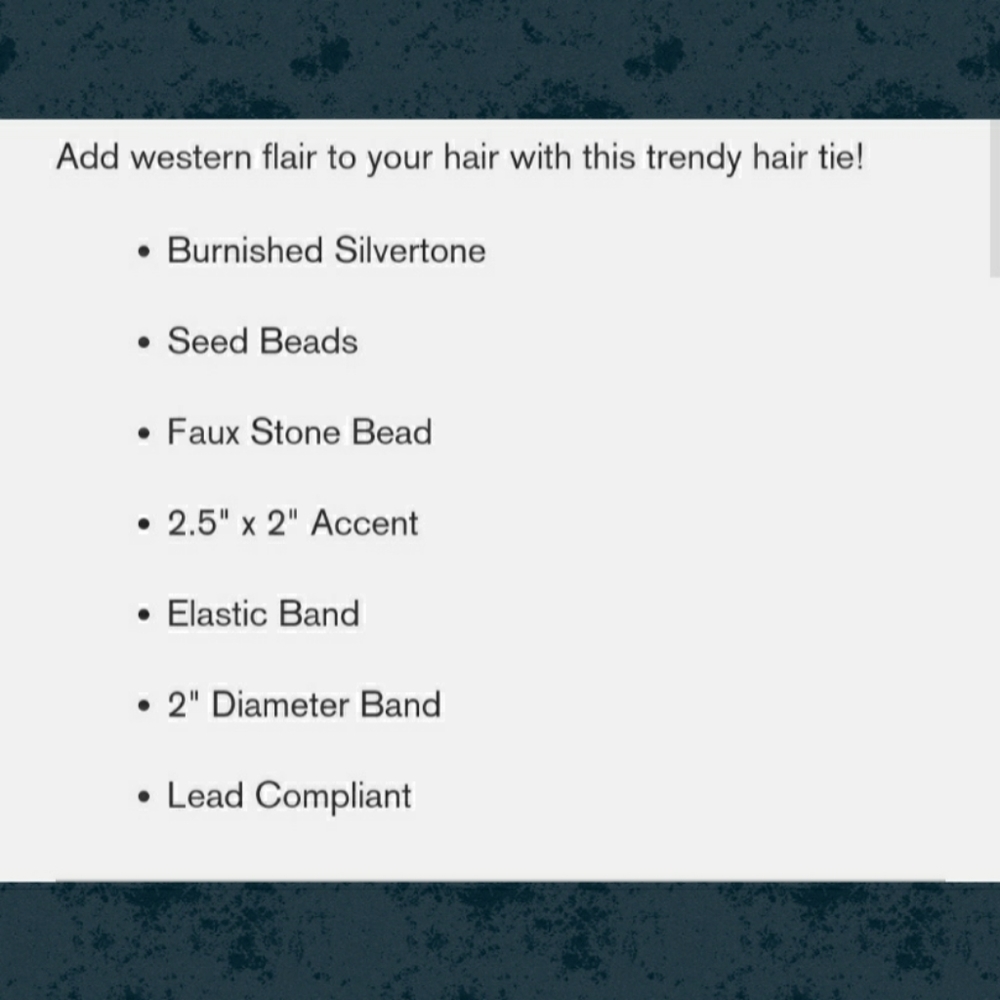 South Western Turquoise hair band - Picture 2 of 12